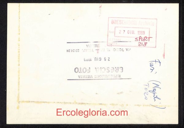 F0019 - FOTOGRAFIA CALCIATORE - Squadra SSC NAPOLI  - FASI - immagine 2