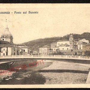 ae5402 - CARTOLINA D'EPOCA - Cosenza Città - Ponte sul Busente