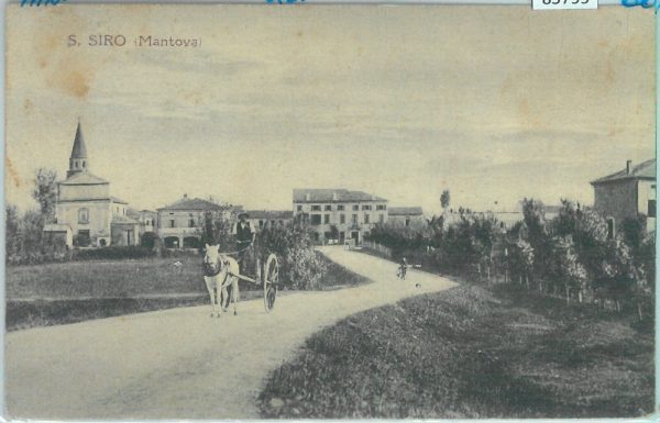 85799 - CARTOLINA d'Epoca -  MANTOVA provincia - SAN SIRO 1925
