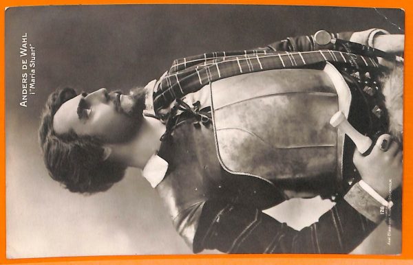 AA8286 - VINTAGE POSTCARD - CINEMA ACTOR : ANDERS DE WAHL