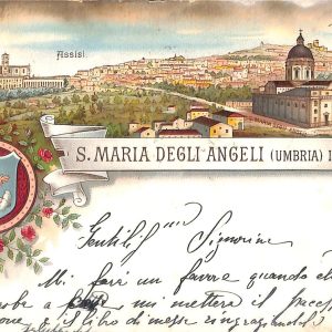 ac2900 - CARTOLINA  D'EPOCA - Perugia Provincia - S. MARIA DEGLI ANGELI  1900