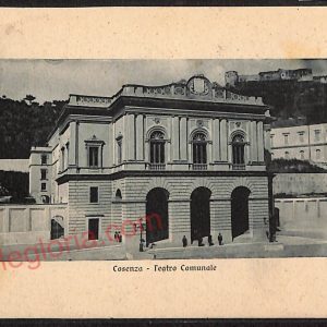 ae5406 - CARTOLINA D'EPOCA - Cosenza Città - Teatro Comunale