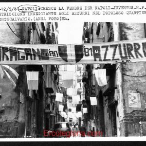 F0027 - FOTOGRAFIA D' EPOCA - CALCIO - Squadra  SSC NAPOLI  12 Maggio 1981