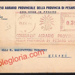 ah6521 - STORIA POSTALE - Pesaro Città