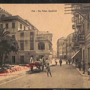 ag1381 - CARTOLINA D'EPOCA - Genova Provincia - Pra  1922