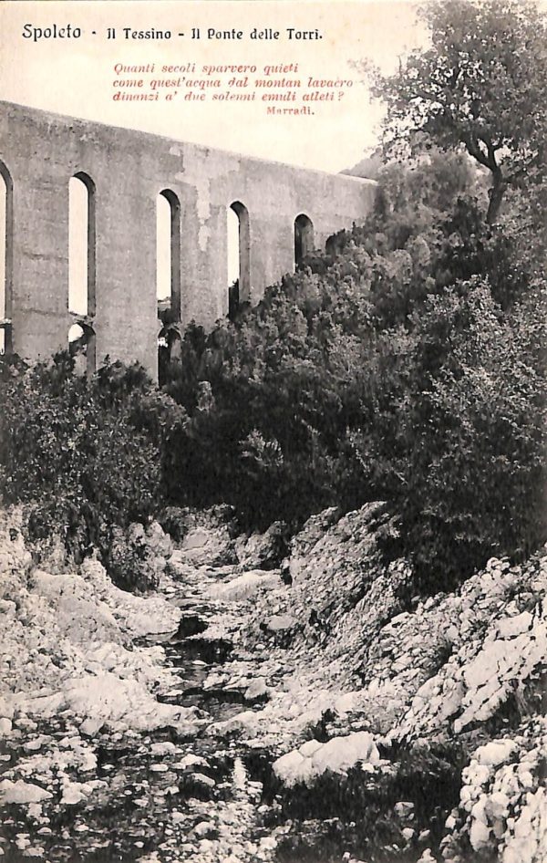ac2905 - CARTOLINA  D'EPOCA - Perugia Provincia - SPOLETO