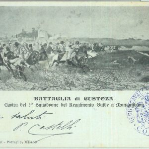 85801 - CARTOLINA d'Epoca REGGIMENTALE -  MANTOVA provincia -  Battaglia CUSTOZA