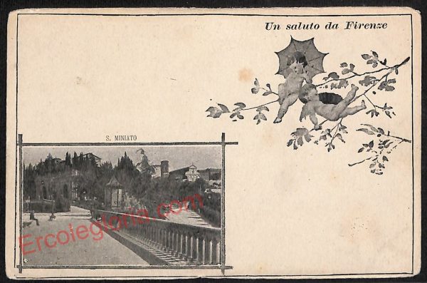 ae7154 - CARTOLINA D'EPOCA - Firenze Città - S. Miniato