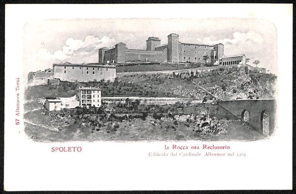 ac2915 - CARTOLINA  D'EPOCA - Perugia Provincia - SPOLETO
