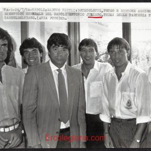 F0037 FOTOGRAFIA CALCIATORE- Squadra SSC NAPOLI - ANTONIO JULIANO 24 Luglio 1984