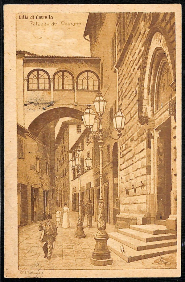 ac2694 - CARTOLINA  D'EPOCA - Perugia Provincia - Città di Castello 1923