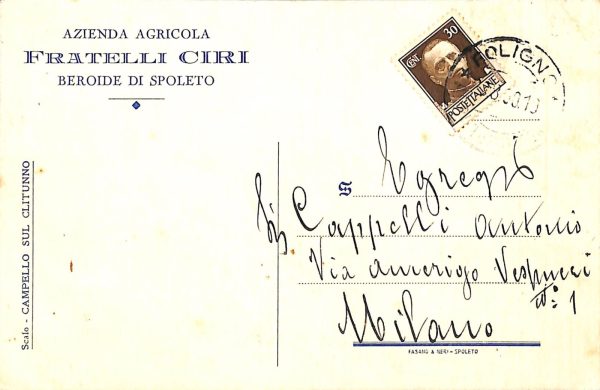 ac2919 - CARTOLINA  D'EPOCA - Perugia Provincia - SPOLETO