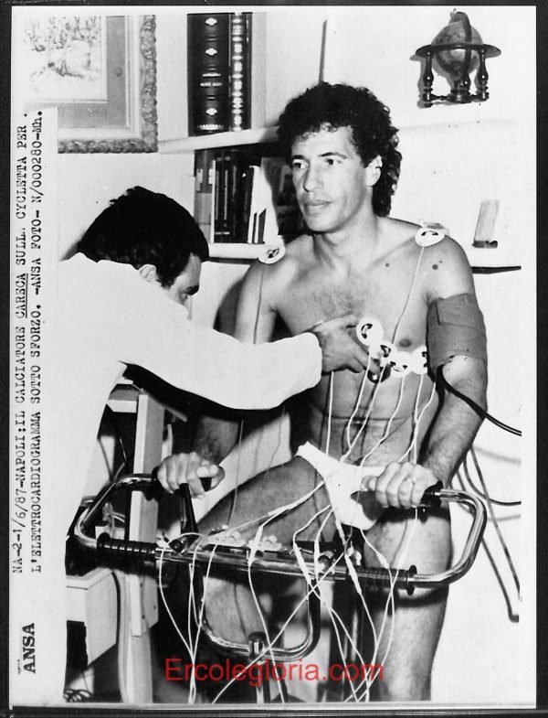 F0040 - FOTOGRAFIA CALCIATORE - Squadra SSC NAPOLI - CARECA  1 Giugno  1987