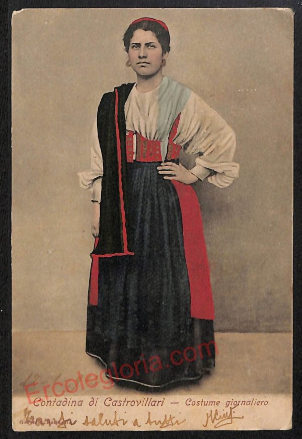 ae5407 - CARTOLINA D'EPOCA - Cosenza Città - Costume giornaliero