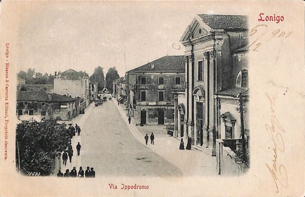 ab4087 -  CARTOLINA  D'EPOCA - Vicenza  Provincia  -  Lonigo 1901