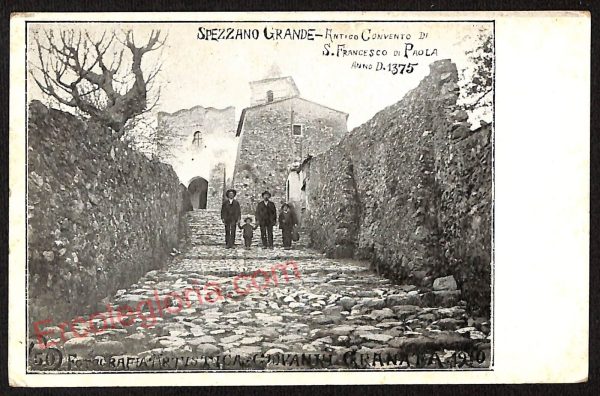 ae5410 - CARTOLINA D'EPOCA - Cosenza Città - Antico Convento di S. Francesco