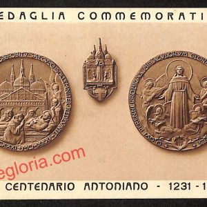 ah4094 - CARTOLINA D'EPOCA - Padova Città - Medaglia Commemorativa