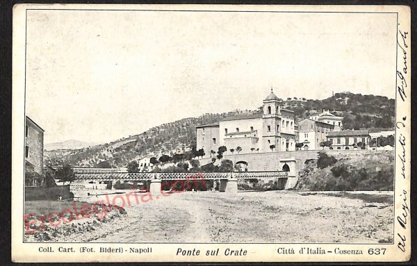 ae5411 - CARTOLINA D'EPOCA - Cosenza Città - Ponte sul Crate