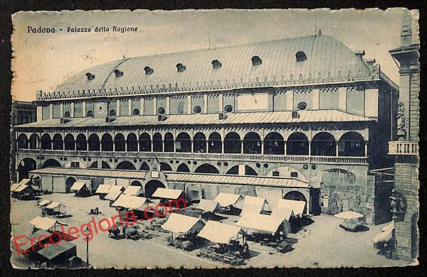 ah4096 - CARTOLINA D'EPOCA - Padova Città - Palazzo della Ragione