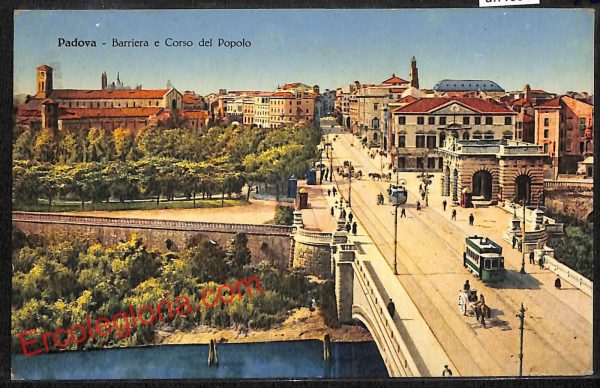 ah4097 - CARTOLINA D'EPOCA - Padova Città - Corso del Popolo