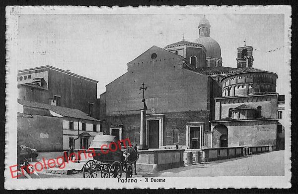 ah4099 - CARTOLINA D'EPOCA - Padova Città - Il Duomo