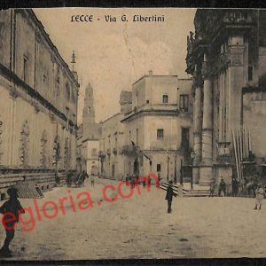 ag5854 - CARTOLINA D'EPOCA - Lecce Città - Via G. Libertini
