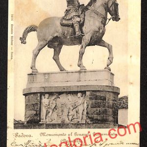 ah4103 - CARTOLINA D'EPOCA - Padova Città - Monumento al Generale Gattamelata