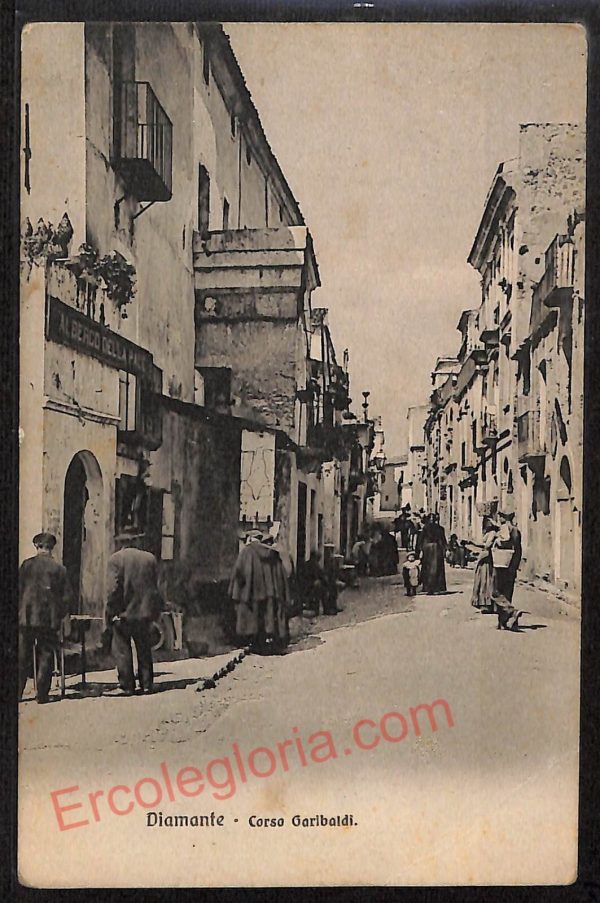 ae5415 - CARTOLINA D'EPOCA - Cosenza Città - Corso Garibaldi  1915