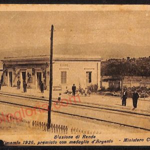 ae5416 - CARTOLINA D'EPOCA - Cosenza Città - Stazione di Rende