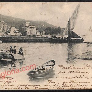 ag1392 - CARTOLINA D'EPOCA - Genova Provincia - Rapallo  1902