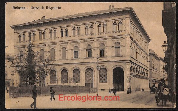 ae2048 - CARTOLINA  D'EPOCA - Bologna Città - Cassa di Risparmio  1918