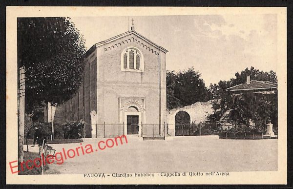 ah4110 - CARTOLINA D'EPOCA - Padova Città - Cappella di Giotto nell' Arena