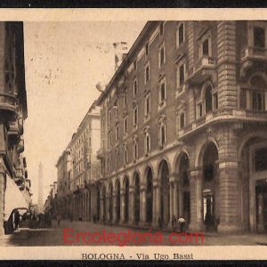 ae2051 - CARTOLINA  D'EPOCA - Bologna Città - Via Ugo Bassi  1933