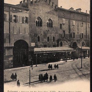 ae2053 - CARTOLINA  D'EPOCA - Bologna Città - Palazzo del Re Enzo