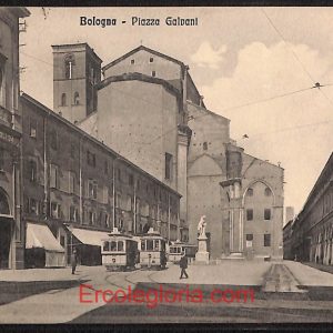 ae2057 - CARTOLINA  D'EPOCA - Bologna Città - Piazza Calvani  1912
