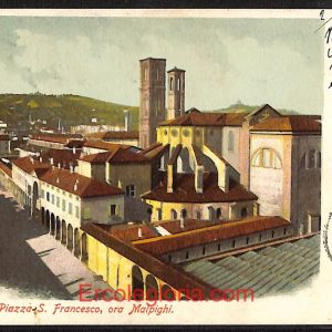 ae2059 - CARTOLINA  D'EPOCA - Bologna Città - Piazza S. Francesco  1901