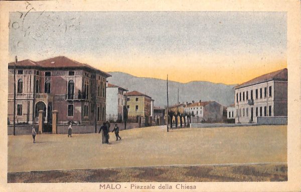 ab4102-  CARTOLINA  D'EPOCA - Vicenza  Provincia  -  Malo