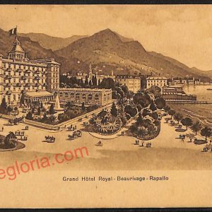 ag1400 - CARTOLINA D'EPOCA - Genova Provincia - Rapallo  1913