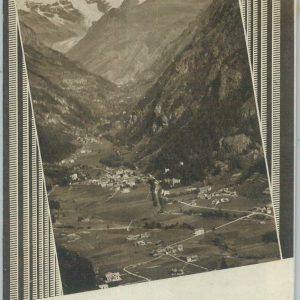 80430 - ITALIA - MAPPA Turistica  - VALLE D'AOSTA Gressoney 1934 - Vintage Map