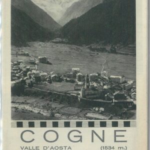 80431 - ITALIA - MAPPA Turistica  - VALLE D'AOSTA Cogne 1934 - Vintage Map