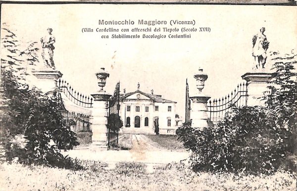 ab4103 -  CARTOLINA  D'EPOCA - Vicenza  Provincia  -  Montecchio Maggiore