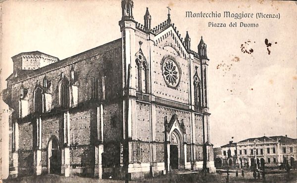 ab4104 -  CARTOLINA  D'EPOCA - Vicenza  Provincia  -  Montecchio Maggiore