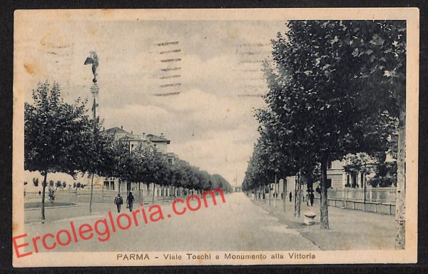 ah5388 - CARTOLINA D'EPOCA - Parma Città - Viale Toschi