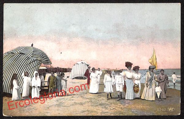 ah9277 - CARTOLINA D'EPOCA - Ravenna Provincia - Cervia