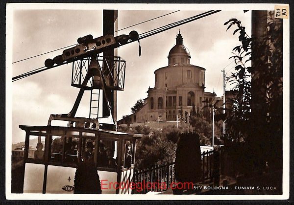 ae2066 - CARTOLINA  D'EPOCA - Bologna Città - Funivia S. Luca