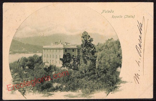ag1402 - CARTOLINA D'EPOCA - Genova Provincia - Rapallo  1899