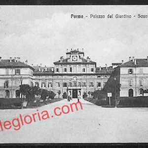 ah5393 - CARTOLINA D'EPOCA - Parma Città - Palazzo della Scuola Militare