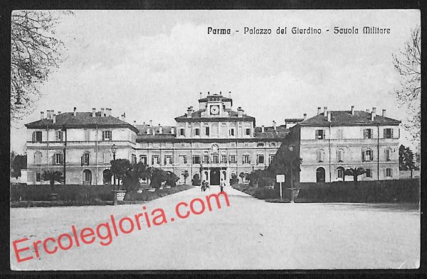 ah5393 - CARTOLINA D'EPOCA - Parma Città - Palazzo della Scuola Militare