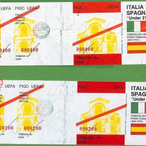 ZA2334 - Vecchio  BIGLIETTO PARTITA  CALCIO - 1985 : Italy vs Spain