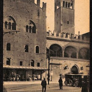 ae2088 - CARTOLINA  D'EPOCA - Bologna Città - Palazzo Re Enzo